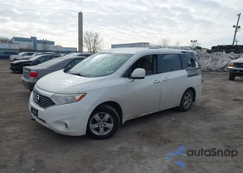 2012 Nissan Quest Sv z USA, uszkodzony, nr VIN JN8AE2KP4C9047760